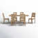 Kelly Clarkson Home Hudson Trestle Dining Table with Solid Wood Chairs ...